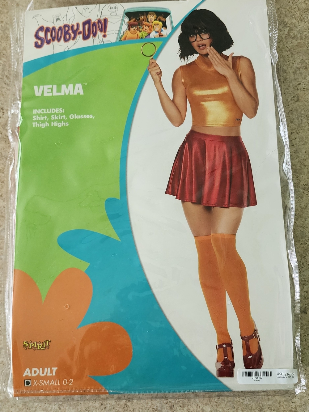 Spirit Velma Costume Set in Orange and Red